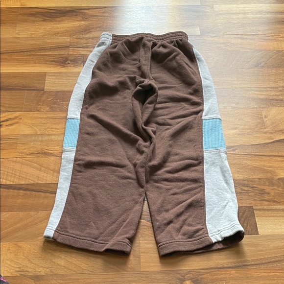 Nike Kids Brown and Gray Jogger Set with Blue Accents - Picture 8 of 8